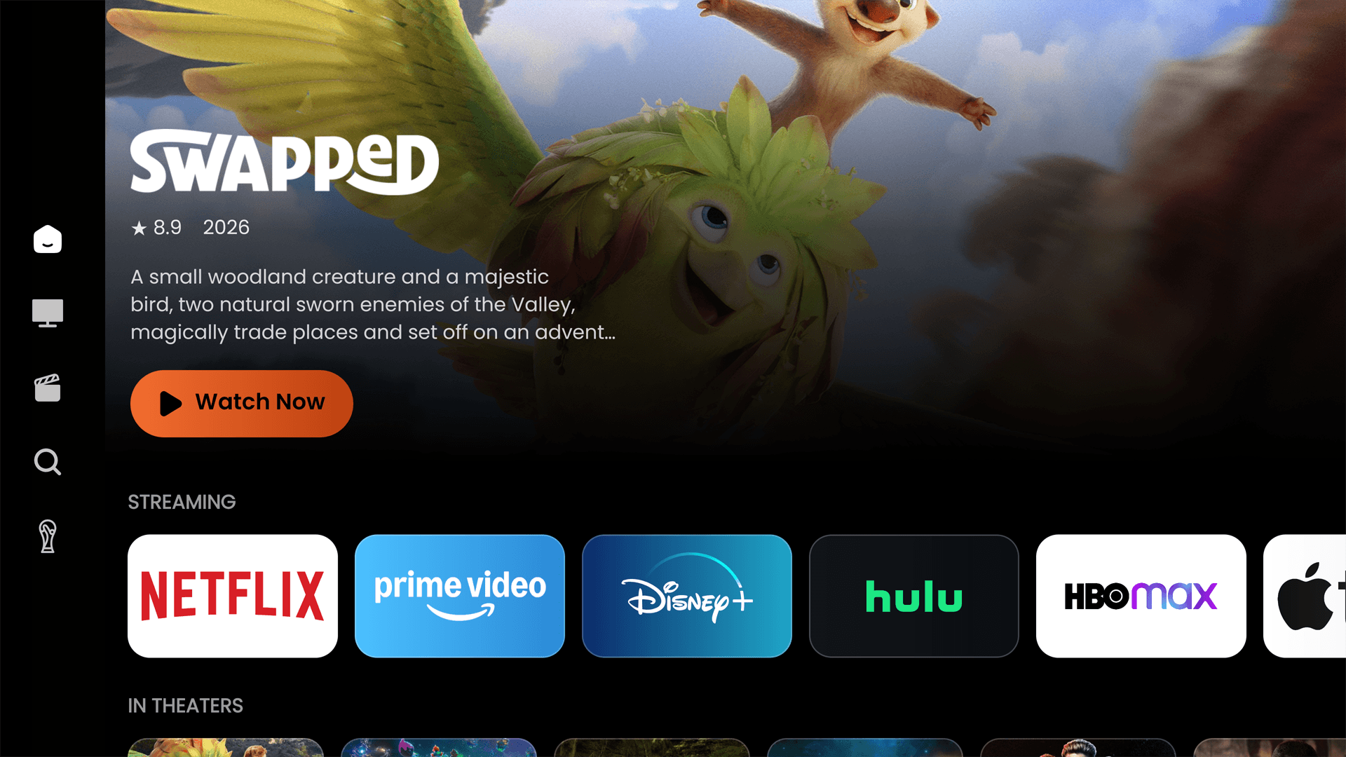 Movies and streaming screenshot