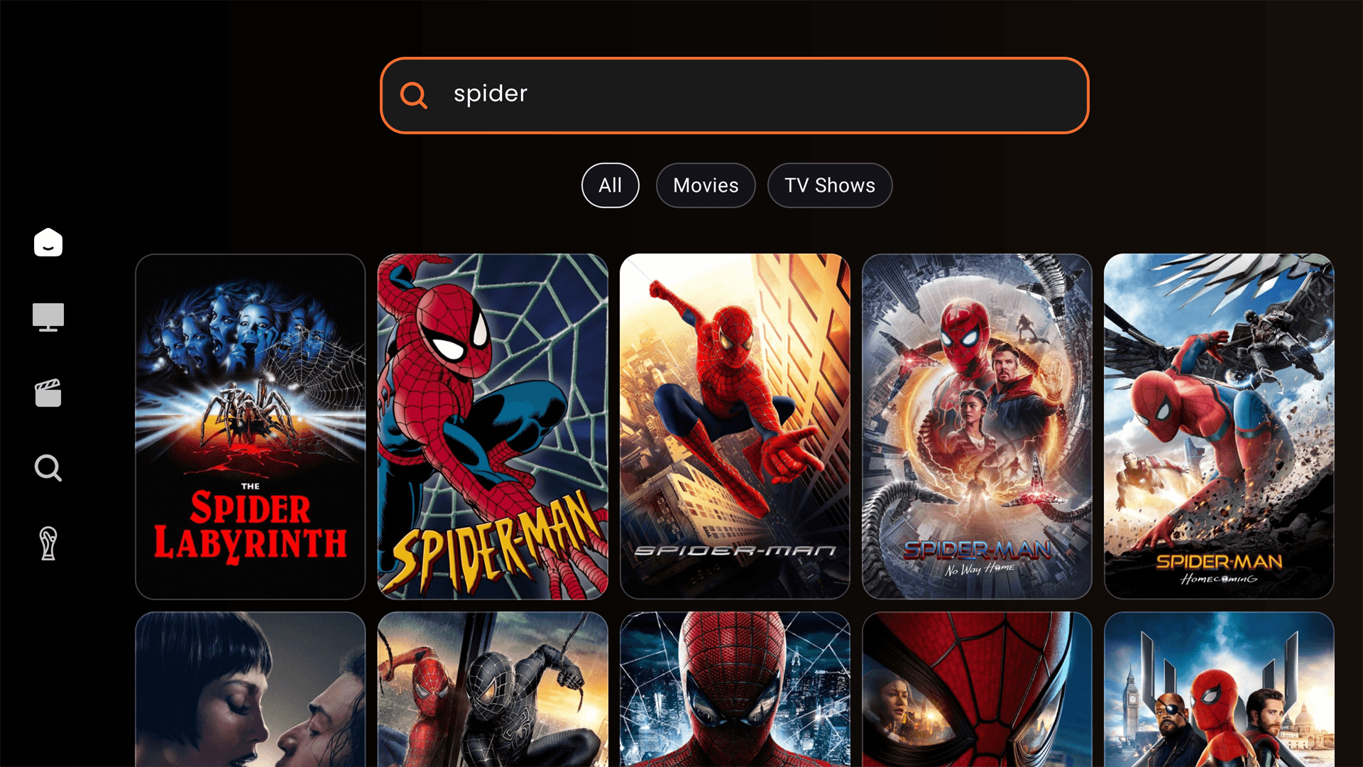 Smart search screenshot
