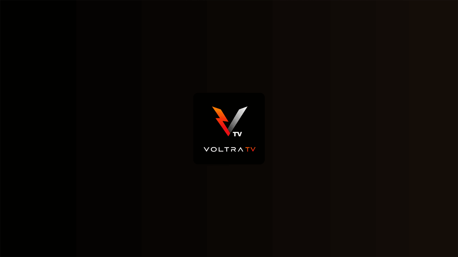 VoltaTV app splash screen